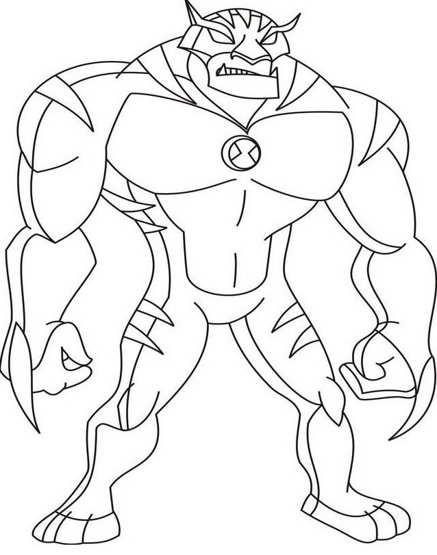 Ben 10 kolorowanki